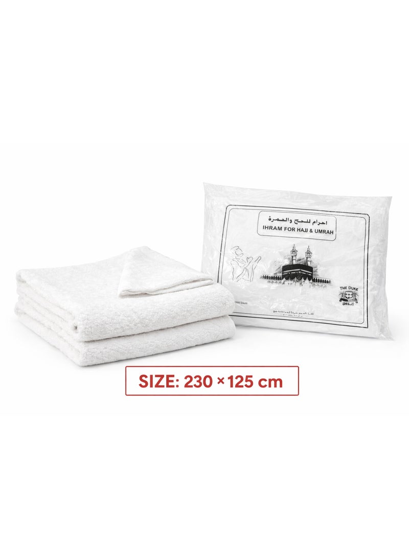 The Duke Ihram Hajj & Umrah (230×125) Sweat Absorbing Cloth - Image 5